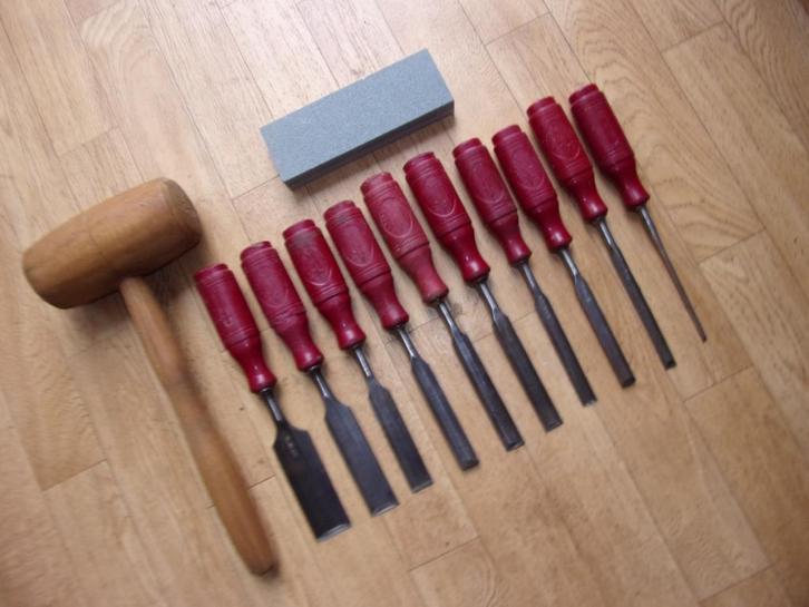 Oude(Berg Beitels Jaren 60)Topklasse Staal uit Zweden Super!, Antiek en Kunst, Antiek | Gereedschap en Instrumenten, Verzenden