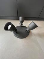 Ikea hektar plafondlamp 3 spots donkergrijs, Ophalen, Zo goed als nieuw