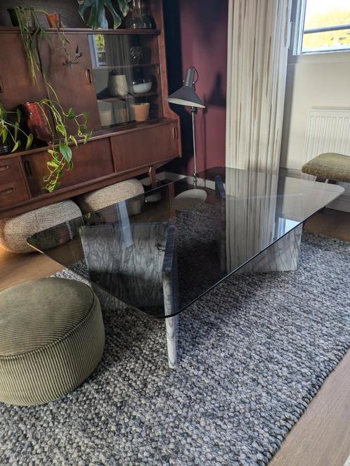 Prachtige vintage salontafel, Huis en Inrichting, Tafels | Salontafels, Zo goed als nieuw, Minder dan 50 cm, 50 tot 100 cm, Rechthoekig