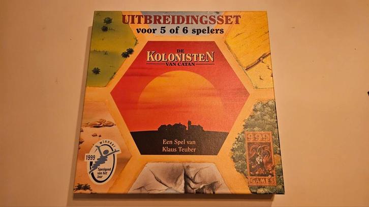 Uitbreiding kolonisten van Catan HOUT 5-6 personen, Hobby en Vrije tijd, Gezelschapsspellen | Bordspellen, Zo goed als nieuw, Ophalen of Verzenden