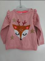 Roze trui met rendier HEMA maat 86, Ophalen of Verzenden, Zo goed als nieuw, HEMA, Truitje of Vestje