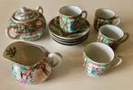 Chinese Kantonese porselein handbeschilderd vintage servies, Ophalen of Verzenden