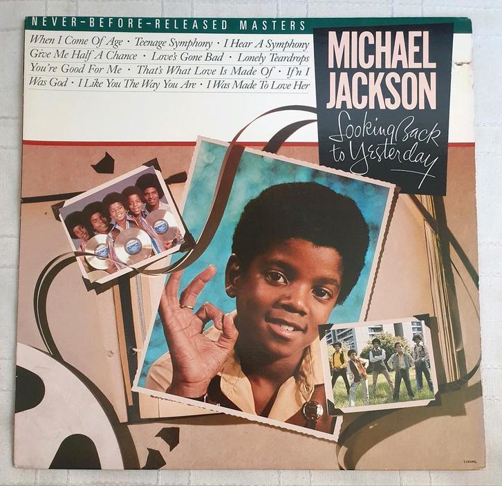 LP Michael Jackson - Looking back to yesterday - 1986, Cd's en Dvd's, Vinyl | Pop, Zo goed als nieuw, 1980 tot 2000, 12 inch, Verzenden