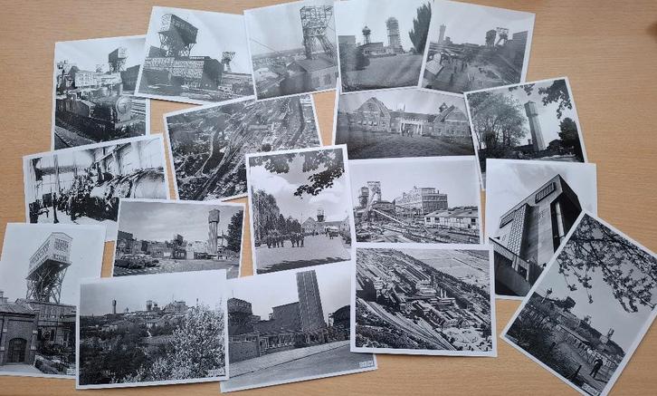 18 afbeeldingen Staatsmijn Hendrik Brunssum, Verzamelen, Foto's en Prenten, Nieuw, Foto, Gebouw, 1960 tot 1980, Verzenden