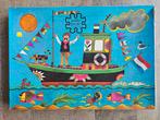 Alfons van Heusden vintage puzzel boot 70 stukjes, Zo goed als nieuw, Nvt, Nvt, Nvt