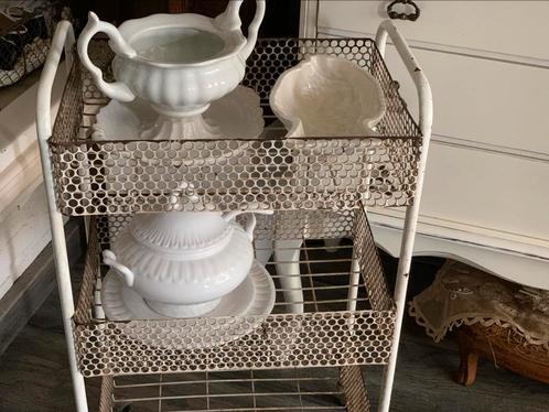 Een oude puddingvorm en 2 terrines, Antiek en Kunst, Curiosa en Brocante, Ophalen of Verzenden