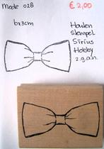 Mode 028 Houten stempel, Hobby en Vrije tijd, Stempelen, Ophalen of Verzenden, Zo goed als nieuw, Houten stempel