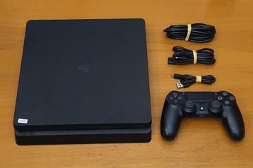 PS4 | SONY PlayStation 4 SLIM 500GB met Controller & Kabels beschikbaar voor biedingen