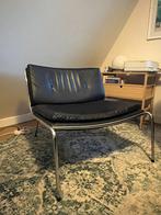 Piero Lissoni Frog Design Stoel - Leder & Staal, Huis en Inrichting, Ophalen, Gebruikt, Minder dan 75 cm, Leer