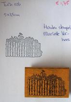 Tuin 026 Houten stempel, Hobby en Vrije tijd, Stempelen, Ophalen of Verzenden, Gebruikt, Houten stempel