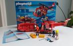 Playmobil reddingsboot en -helikopter set nr. 4428, Ophalen of Verzenden, Gebruikt, Complete set