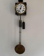 Antieke 19e eeuwse Franse Comtoise klok met gewichten, Antiek en Kunst, Antiek | Klokken, Ophalen