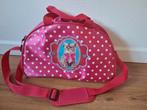 Weekendtas Roze met witte stippen afbeelding poes, Ophalen of Verzenden, Roze, 40 tot 60 cm, Minder dan 35 cm