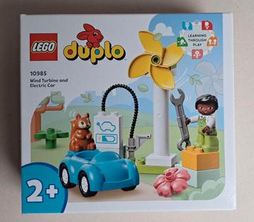 Duplo 10985 Windturbine & Elektrische Auto - Nieuw! beschikbaar voor biedingen