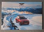 Brochure BENTLEY BENTAYGA 2015 Softcover - 2015 enGELS, Ophalen of Verzenden, Zo goed als nieuw, Overige merken