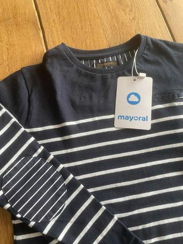 Longsleeve mayoral, nieuw, donkerblauw, maat 110. beschikbaar voor biedingen