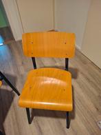 Vintage, oude schoolstoelen, Ophalen, Gebruikt, Grijs, Twee