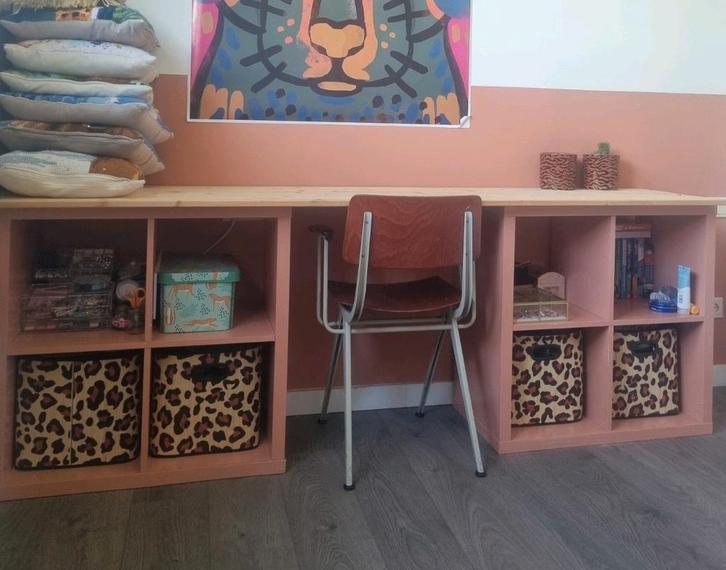 Bureau meidenkamer, Huis en Inrichting, Bureaus, Gebruikt, Ophalen