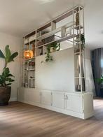 Room divider op maat! Hout en staal kast op maat tv meubel!, Huis en Inrichting, Ophalen, Met klep(pen), Nieuw, Eikenhout