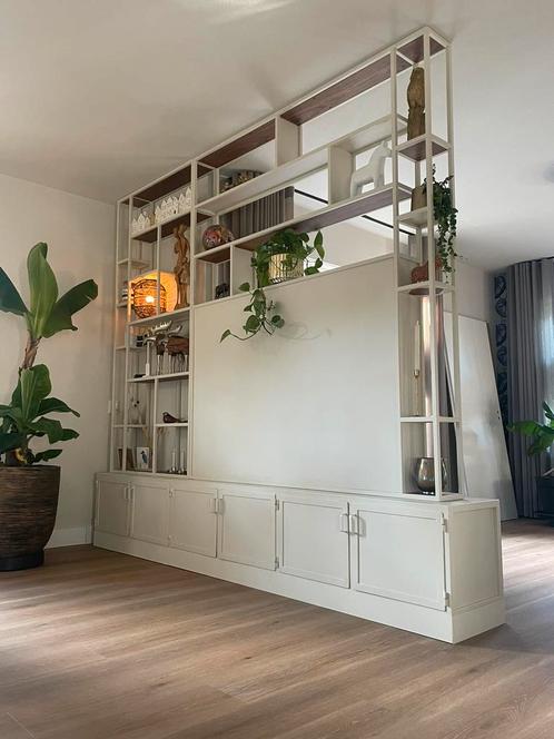 Room divider op maat! Hout en staal kast op maat tv meubel!, Huis en Inrichting, Kasten | Wandmeubels, Nieuw, 25 tot 50 cm, Met lade(s)