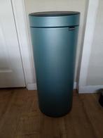 Brabantia prullenbak 30 liter groen / blauw, Huis en Inrichting, Woonaccessoires | Prullenbakken, 30 tot 40 liter, Ophalen of Verzenden