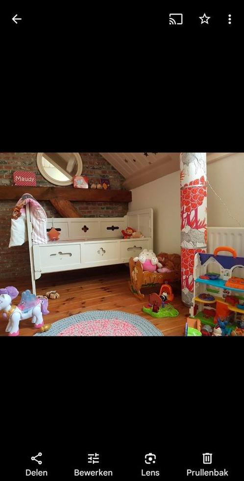 Vintage ledikant, Kinderen en Baby's, Babywiegjes en Ledikanten, Gebruikt, Ledikant, Ophalen