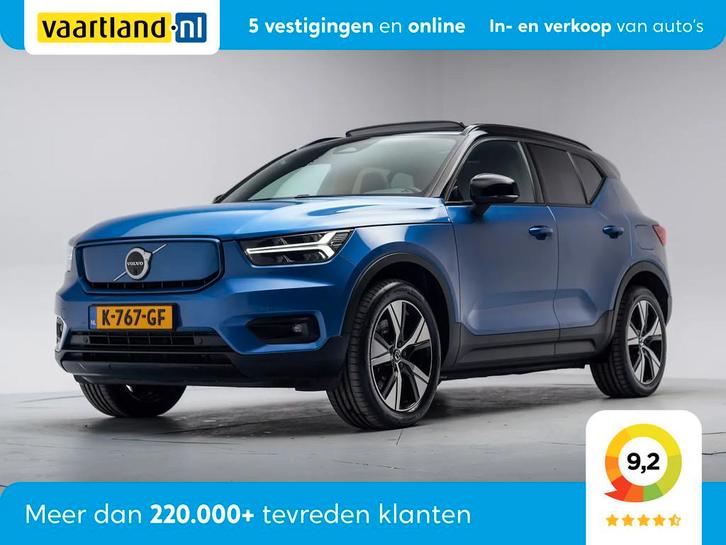Volvo XC40 P8 Recharge AWD R-Design 3-Fase [ Panorama Leder, Auto's, Volvo, Bedrijf, Te koop, XC40, ABS, Achteruitrijcamera, Adaptive Cruise Control
