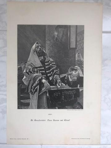 Stanisław Grocholski: Dem Herrn sei Ehre!, 23x18cm., 1895.