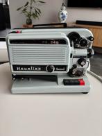 Heurtier P6-24B Super 8 Projector, Ophalen of Verzenden, Gebruikt, Met scherm
