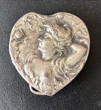 Vintage Riemgesp met Vrouw, Ophalen of Verzenden, Dames