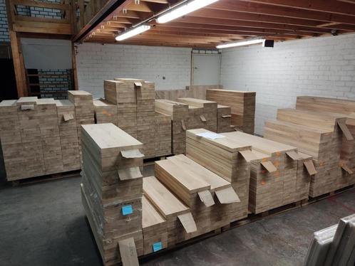Massief eiken traptreden 90x22x4cm OP VOORRAAD A-kwaliteit, Doe-het-zelf en Verbouw, Vloerdelen en Plavuizen, Nieuw, Vloerdelen of -planken
