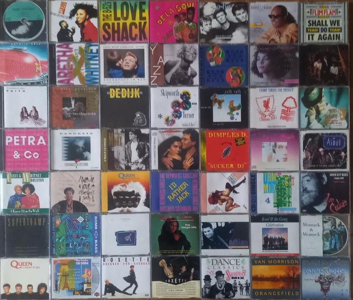 Partij CD Maxisingles / 3 Inch Top 40 Jaren 80 , los te koop, Cd's en Dvd's, Cd Singles, Zo goed als nieuw, Pop, 6 singles of meer