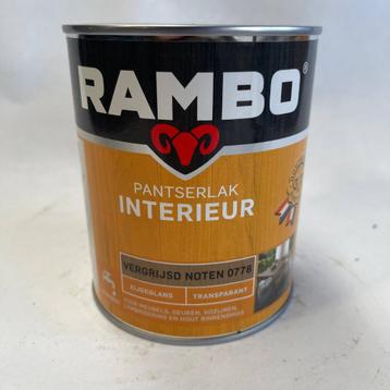 Rambo Pantserlak Puur Vergrijsd Noten 0778 Zijdeglans 750ml beschikbaar voor biedingen