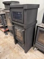 Beaufort 6 kw houtkachel met oven bovenstuk, Ophalen, Gebruikt, Houtkachel, Vrijstaand