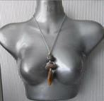 Manouk - koordketting met edelsteen - Nieuw, Sieraden, Tassen en Uiterlijk, Kettingen, Nieuw, Ophalen of Verzenden, Steen of Mineraal