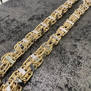 14k gouden magnum ketting 70 cm italiaans beschikbaar voor biedingen