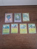 Bulbasaur Collectie - 7 stuks, incl. zeldzame Pocketmonsters, Hobby en Vrije tijd, Verzamelkaartspellen | Pokémon, Ophalen of Verzenden