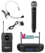 Draadloze UHF microfoon set, 1 Handmicrofoon + 1 Bodypack