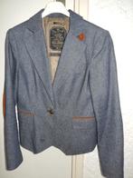 blazer jasjes mt36/38 bauw Twenty Three bruin suède details, Kleding | Dames, Maat 38/40 (M), Blauw, Ophalen of Verzenden, Zo goed als nieuw