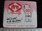 sticker DRU gasverwarming logo ulft cv ketels, Verzenden, Zo goed als nieuw, Merk