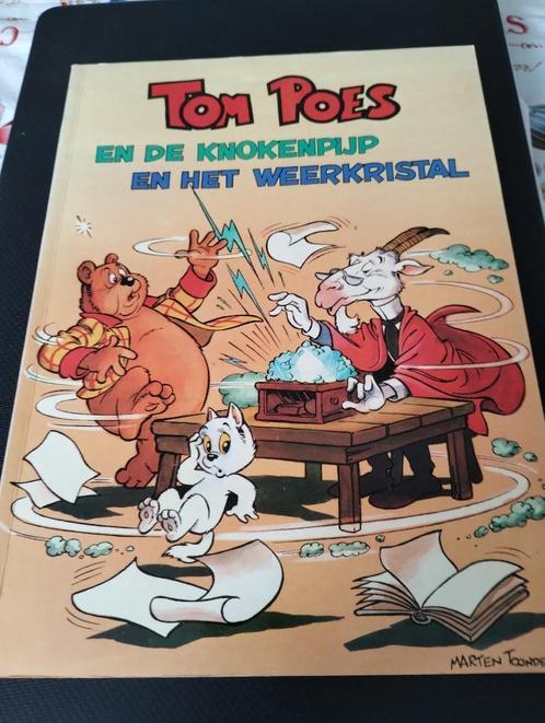 Marten Toonder; Tom Poes en de knokenpijp en het weerkristal, Boeken, Stripboeken, Gelezen, Eén stripboek, Ophalen of Verzenden