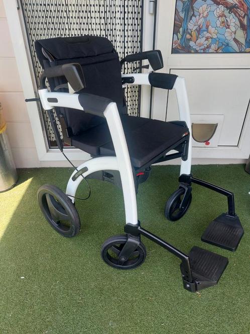 Rollz motion 2.1 wit of zwart  rollator rolstoel, Diversen, Rolstoelen, Zo goed als nieuw, Duwrolstoel, Ophalen of Verzenden