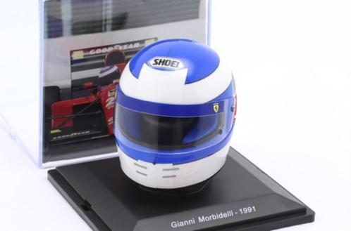 1523: Helm - F1 - Gianni Morbidelli - 1991 - Spark 1:5, Hobby en Vrije tijd, Modelauto's | 1:5 tot 1:12, Nieuw, Overige typen
