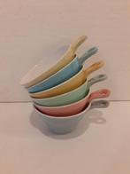 Royal Sphinx- set van 6 pastelkleurige soepkommen, Antiek en Kunst, Antiek | Servies los, Ophalen of Verzenden