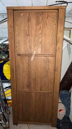 Massief eikenhouten kast – 200x83x45,5 cm, Ophalen, 200 cm of meer, Eikenhout, Zo goed als nieuw