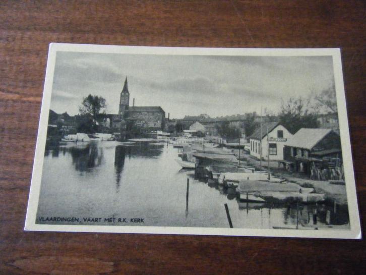 E28 - Vlaardingen - Vaart - Kerk - Mooi/Oud, Verzamelen, Ansichtkaarten | Nederland, Zuid-Holland, Ophalen of Verzenden