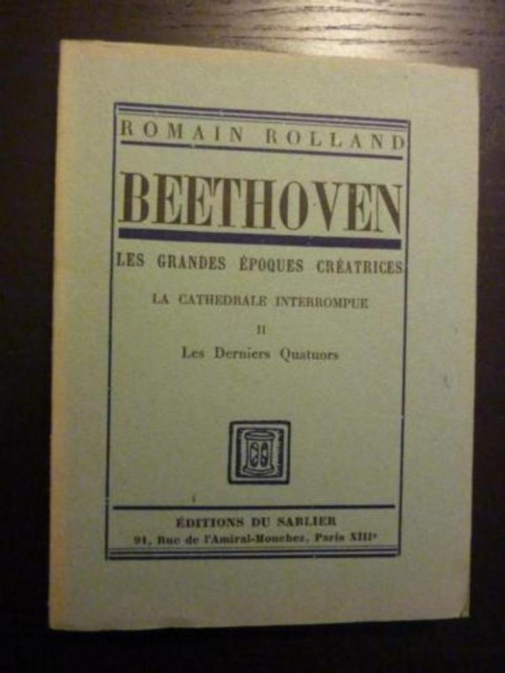 Romain Rolland - Beethoven 1 & 2 Franstalig [Paul Claudel], Boeken, Muziek, Gelezen, Artiest, Verzenden