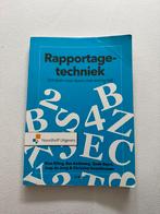 Jaap de Jong - Rapportagetechniek, Verzenden, Zo goed als nieuw, Jaap de Jong; Christine Swankhuisen; Bas Andeweg; Sjaak Baars...