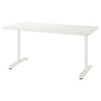 Ikea bekant bureau 120x80cm, Ophalen, In hoogte verstelbaar, Zo goed als nieuw, Bureau