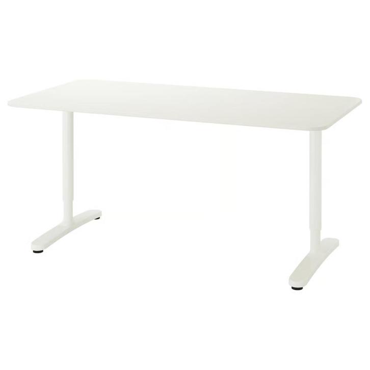 Ikea bekant bureau 120x80cm, Huis en Inrichting, Bureaus, Zo goed als nieuw, Bureau, In hoogte verstelbaar, Ophalen
